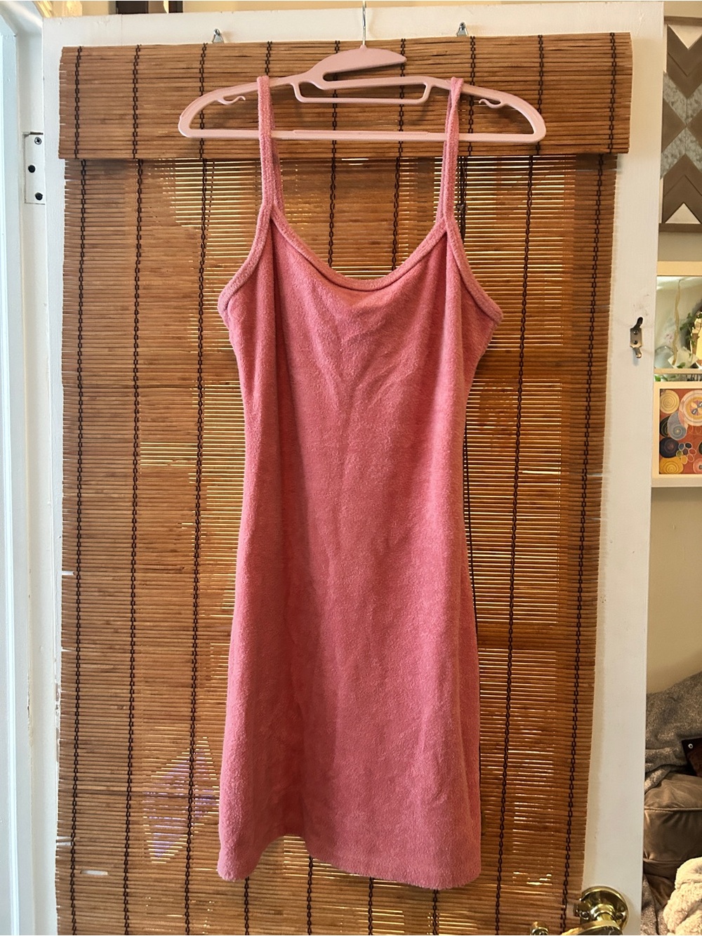Abercrombie & Fitch Dusty Pink Spaghetti-Strap Slip Dress